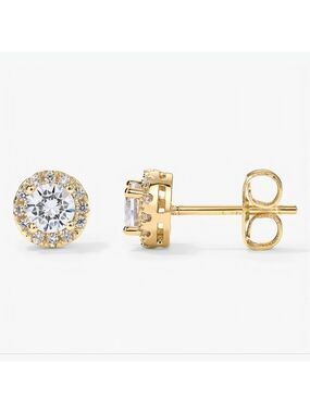 PAVOI 14K Gold Plated Sterling Silver Cubic Zirconia Earrings